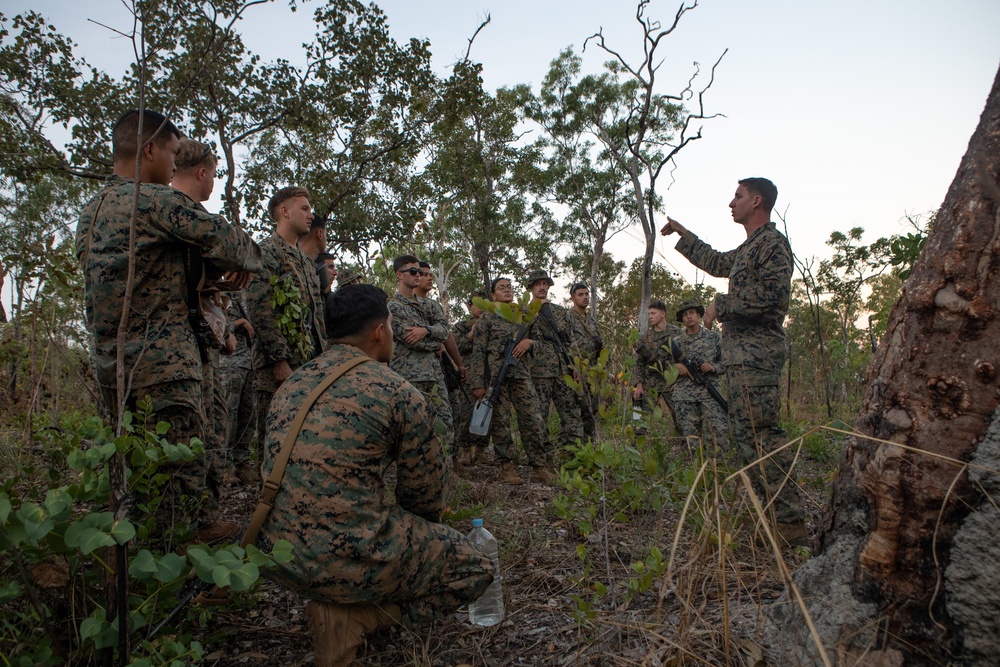 Wilderness survival training class