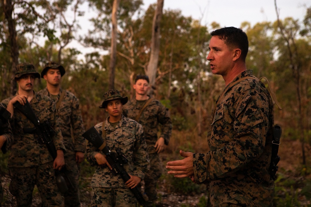 Wilderness survival training class