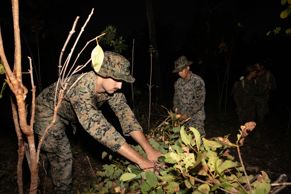 Wilderness survival training class