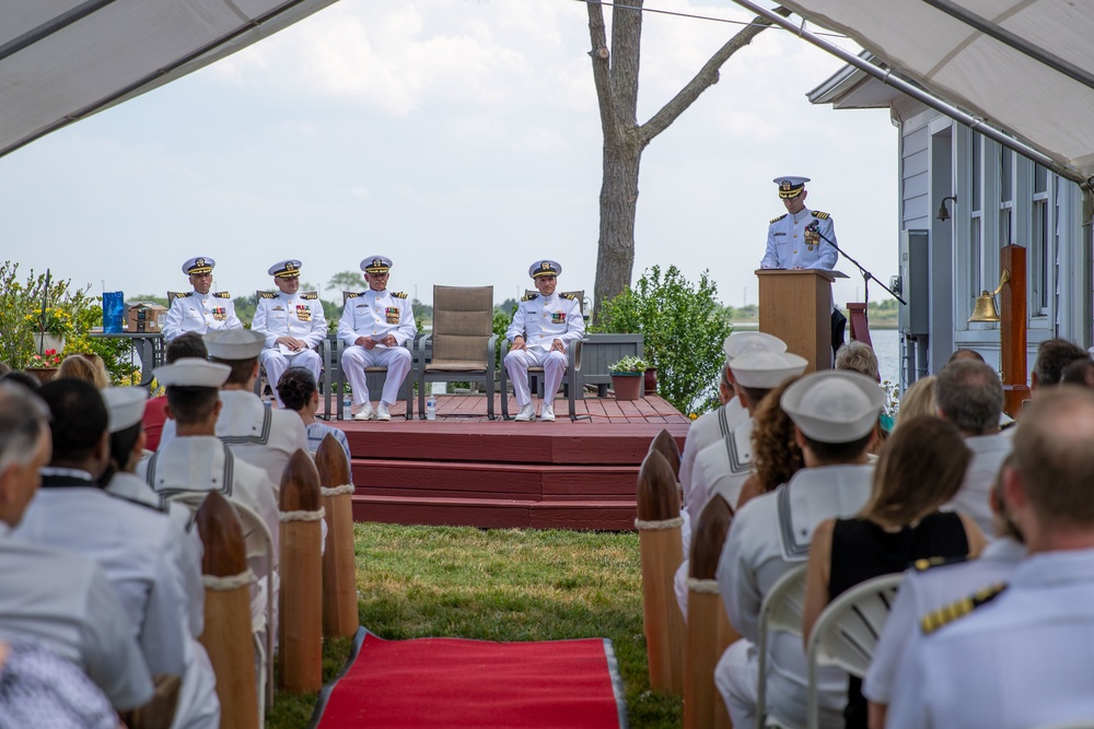 Capt. Guy gives speech