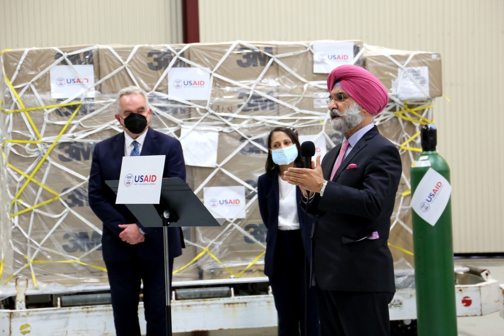 The United States government, through the USAID, donated medical supplies to assist the country of India in its ongoing fight against COVID-19.