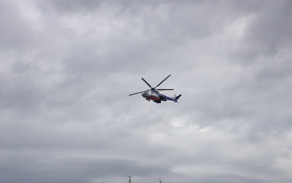 USCGC Eagle (WIX 327) arrives in Iceland