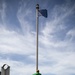 HSC 22 Sailor Raises the Union Jack as USS Sioux City Pulls Into Port at Naval Station Guantanamo Bay, Cuba