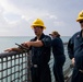 USS Sioux City Sailors Conduct Sea and Anchor Detail Procedures as the Ship Departs Naval Station Guantanamo Bay, Cuba