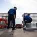 USS Sioux City Sailors Lower the Pilot’s Ladder as the ship Departs Naval Station Guantanamo Bay, Cuba