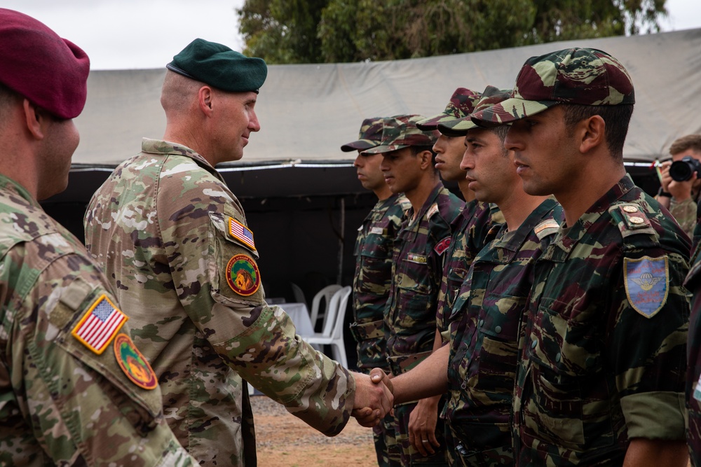 African Lion 2021 - American and Moroccan Wing Exchange Ceremony