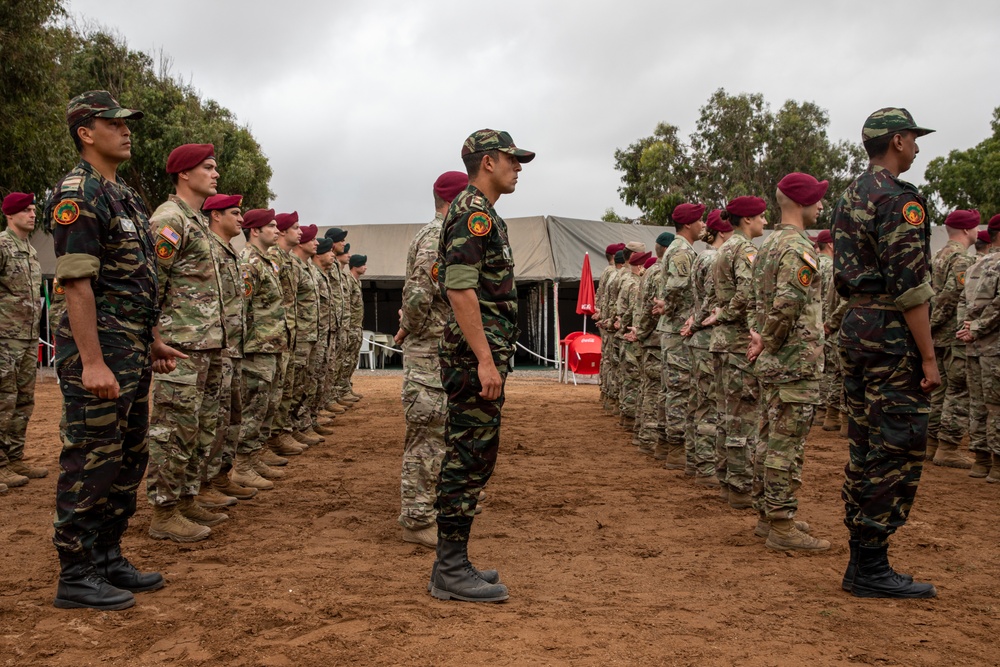 African Lion 2021 - American and Moroccan Wing Exchange Ceremony