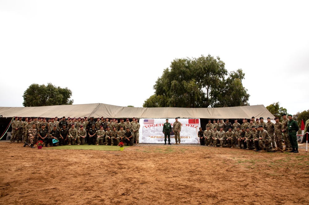 African Lion 2021 - American and Moroccan Wing Exchange Ceremony