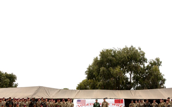 African Lion 2021 - American and Moroccan Wing Exchange Ceremony