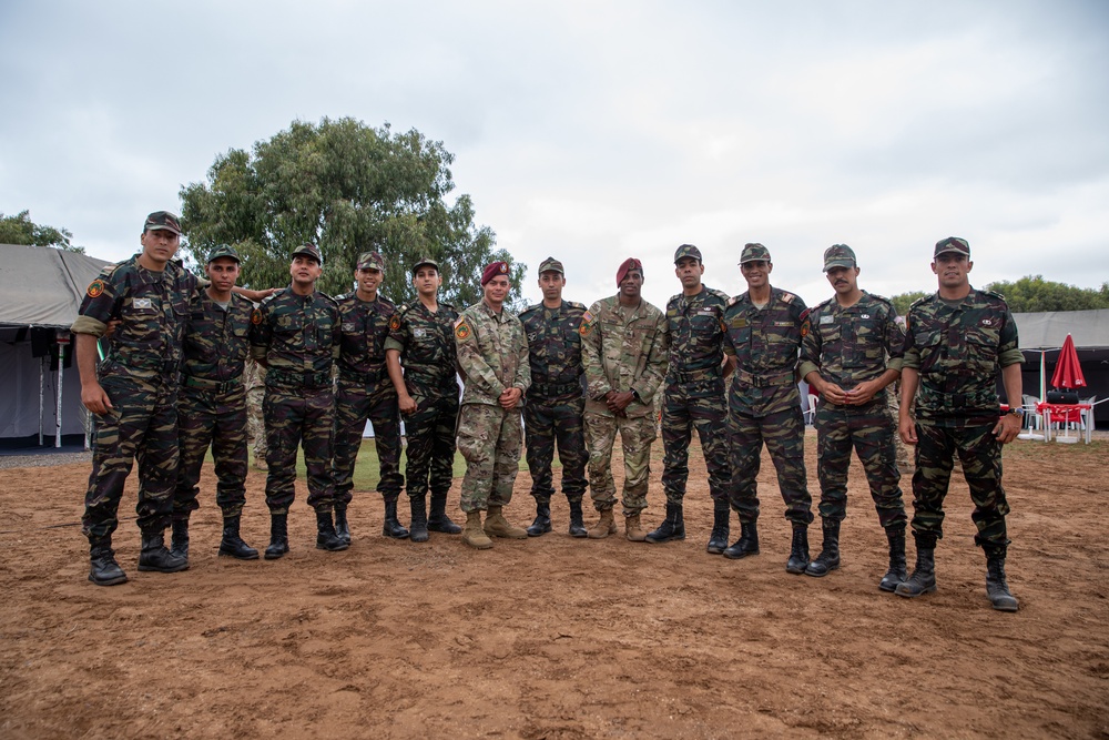 African Lion 2021 - American and Moroccan Wing Exchange Ceremony