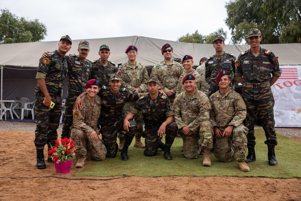 African Lion 2021 - American and Moroccan Wing Exchange Ceremony