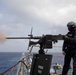 USS Sioux City Sailors Participate in a .50-Caliber Machine Gun Qualification Shoot