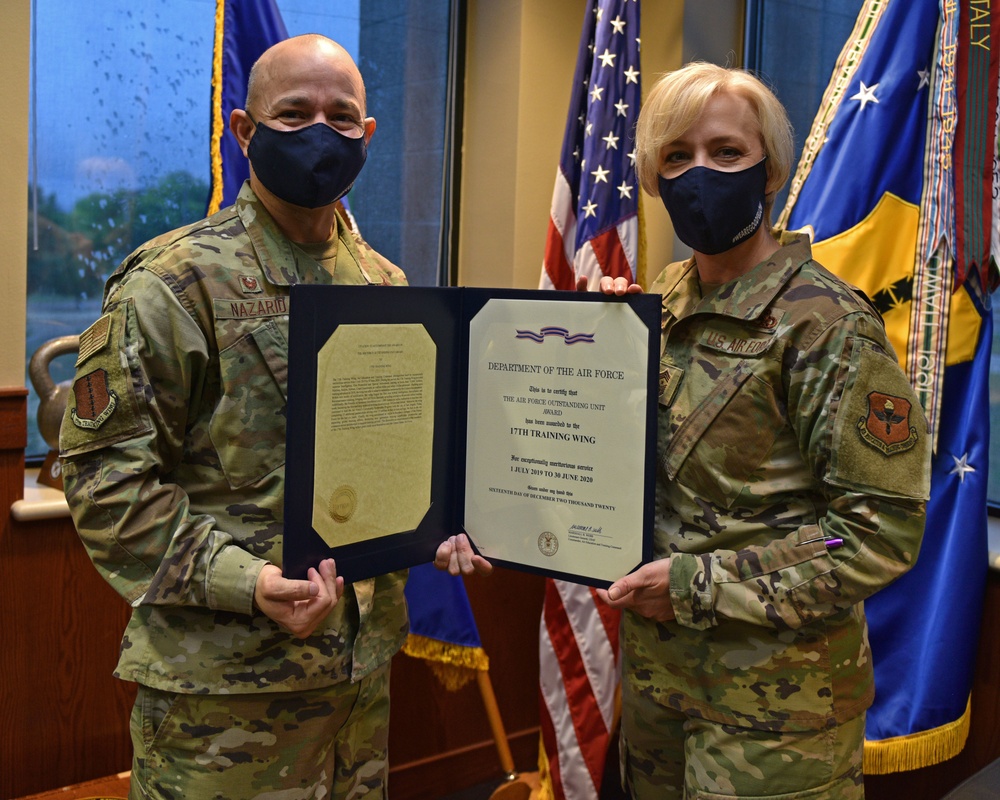Goodfellow receives Outstanding Unit Award