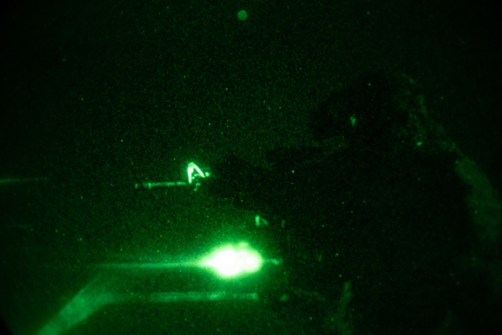 BLT 1/4 Marines, Sailors conduct night combat marksmanship training aboard USS Somerset