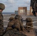 CLB-15 Marines conduct live-fire machine gun training aboard USS Somerset