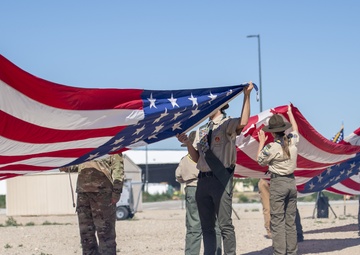 Gowen Field Flag Day and Retirement Ceremony