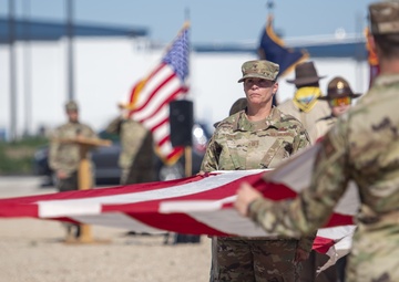 Gowen Field Flag Day and Retirement Ceremony