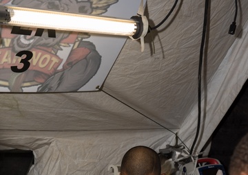 Medical professionals train, hone skills during exercise