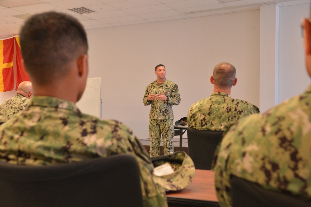 Force Master Chief of the Navy Reserve Chris Kotz