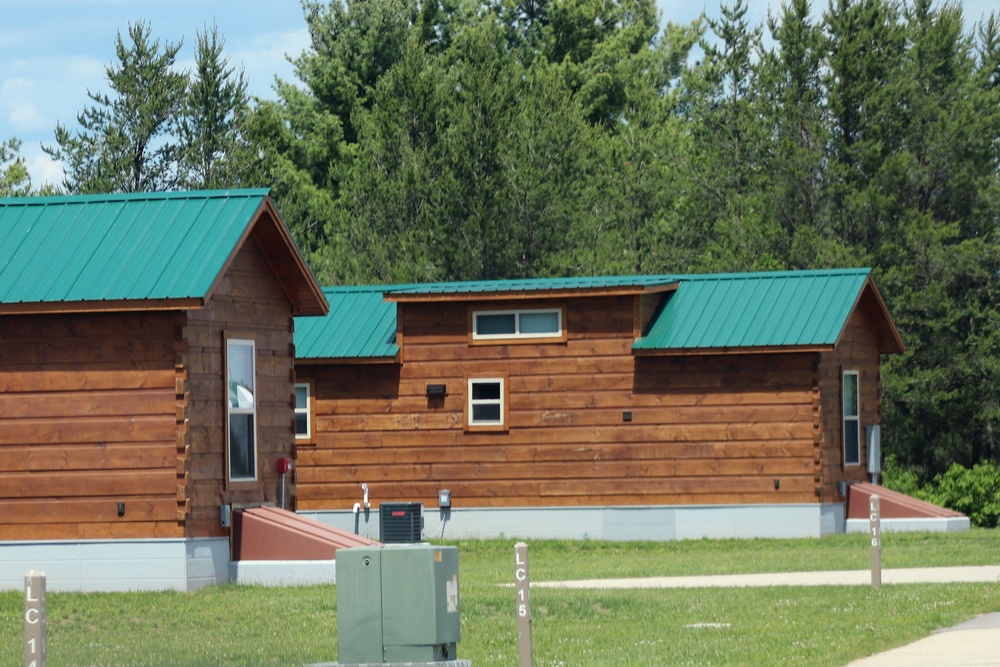 Cabins at Fort McCoy's Pine View Campground