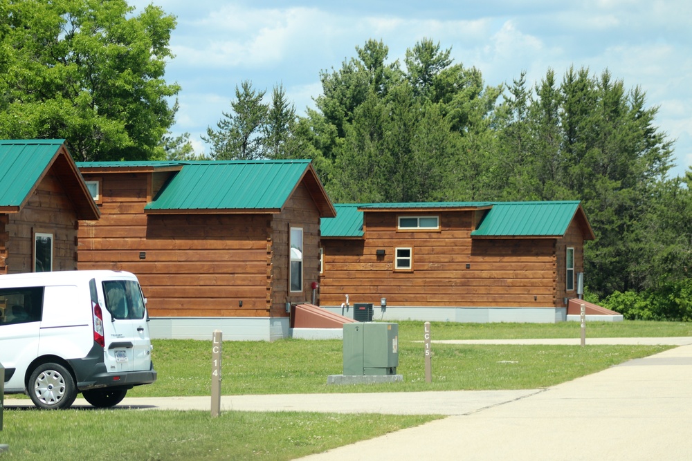 Cabins at Fort McCoy's Pine View Campground