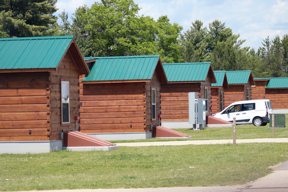 Cabins at Fort McCoy's Pine View Campground