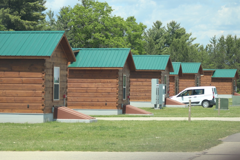 Cabins at Fort McCoy's Pine View Campground