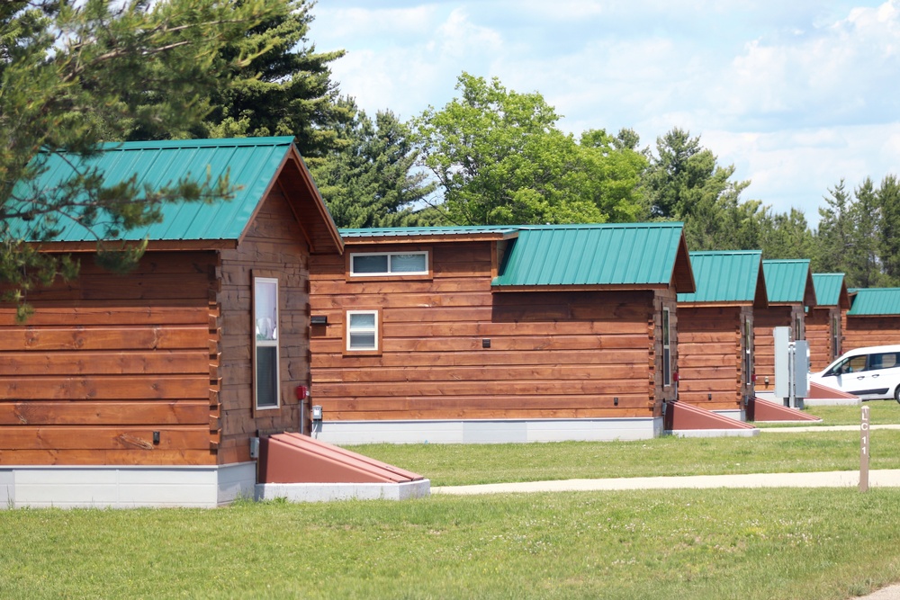 Cabins at Fort McCoy's Pine View Campground