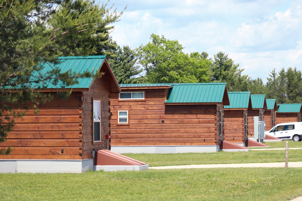 Cabins at Fort McCoy's Pine View Campground