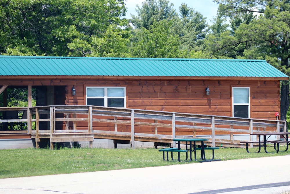 Cabins at Fort McCoy's Pine View Campground