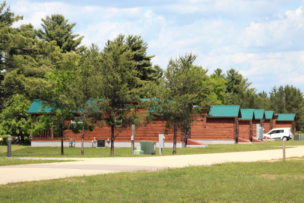 Cabins at Fort McCoy's Pine View Campground