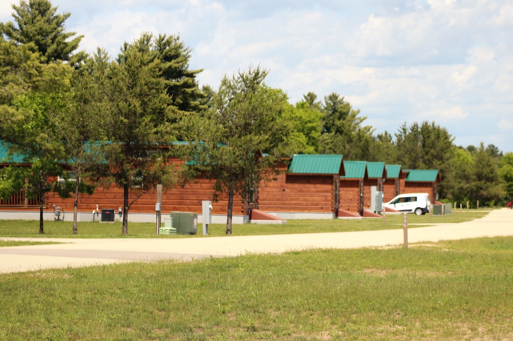 Cabins at Fort McCoy's Pine View Campground