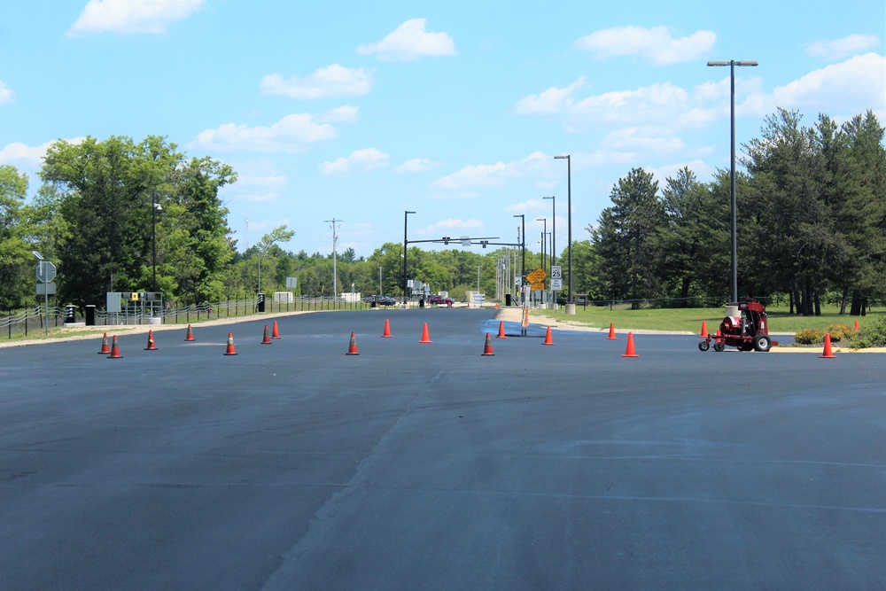 Contractors complete seal-coating work around Fort McCoy