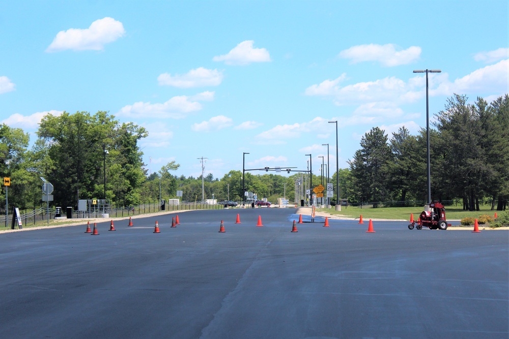 Contractors complete seal-coating work around Fort McCoy