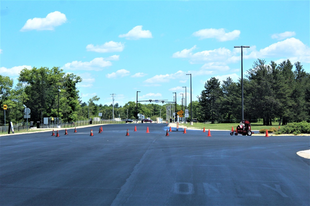 Contractors complete seal-coating work around Fort McCoy