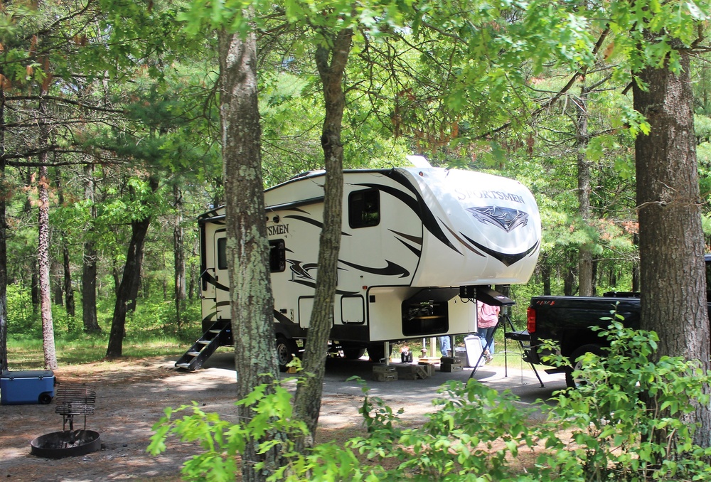 Pine View Campground at Fort McCoy's Pine View Recreation Area