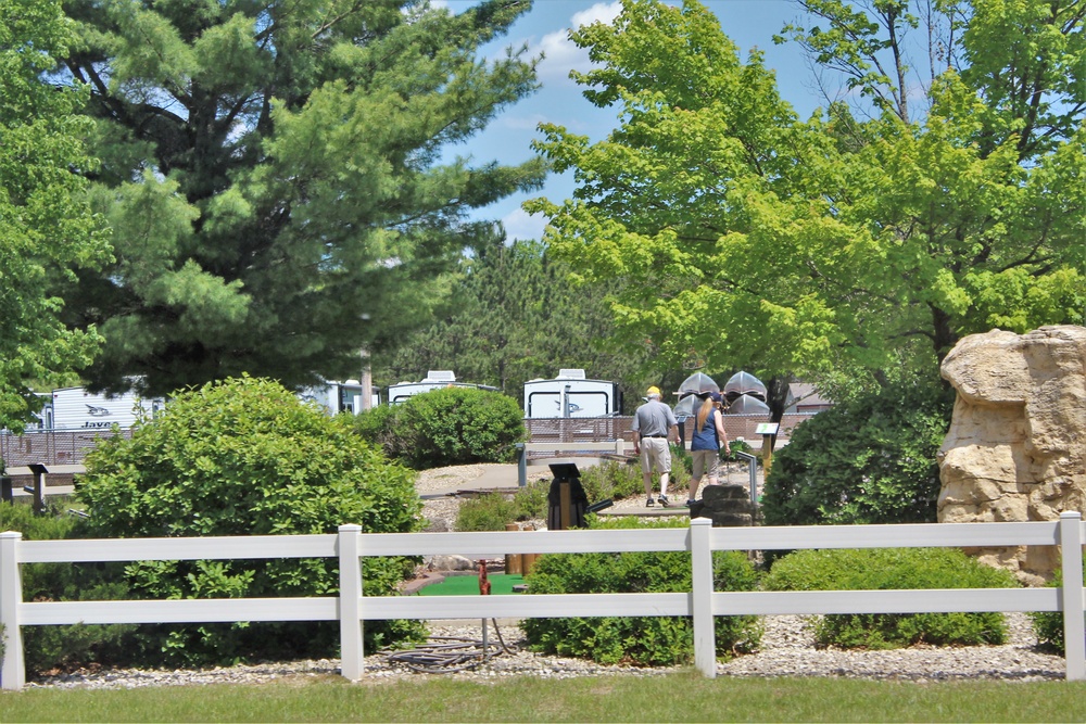 Pine View Campground at Fort McCoy's Pine View Recreation Area