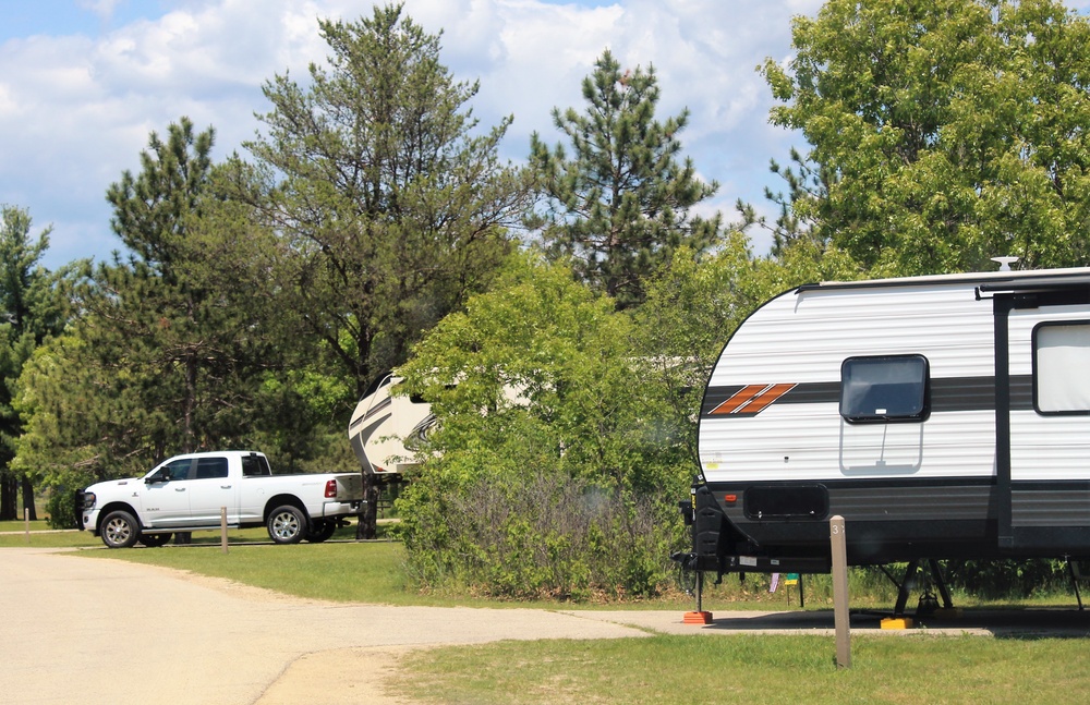 Pine View Campground at Fort McCoy's Pine View Recreation Area