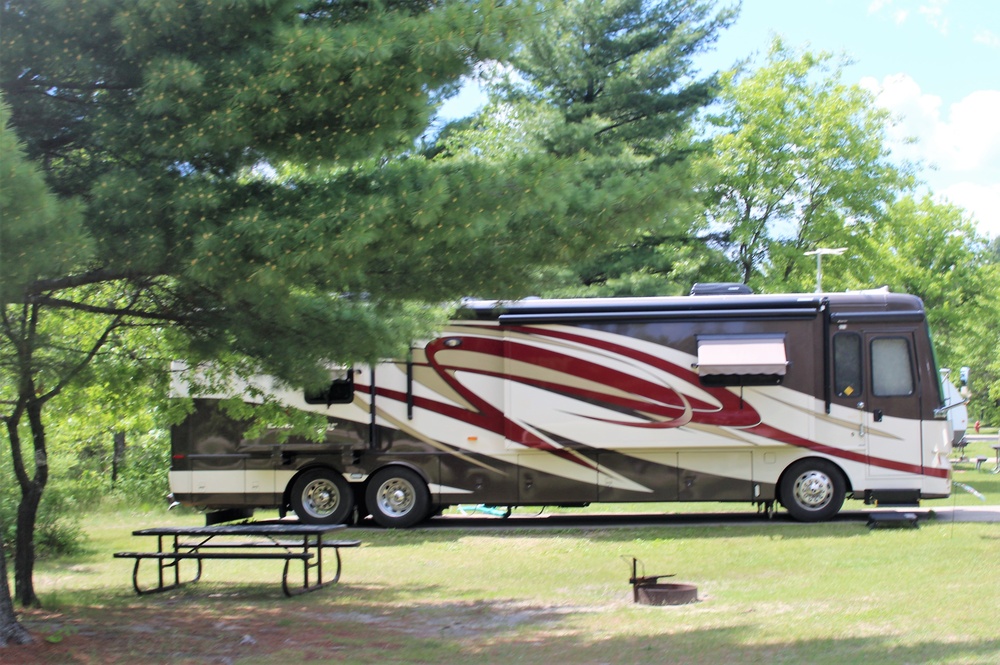 Pine View Campground at Fort McCoy's Pine View Recreation Area