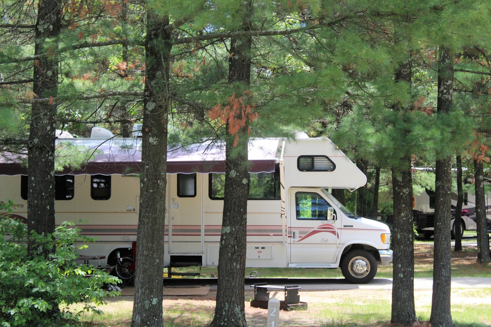 Pine View Campground at Fort McCoy's Pine View Recreation Area