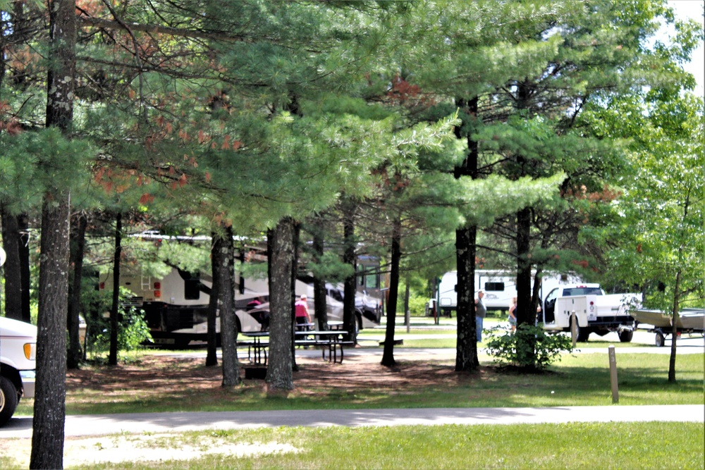 Pine View Campground at Fort McCoy's Pine View Recreation Area