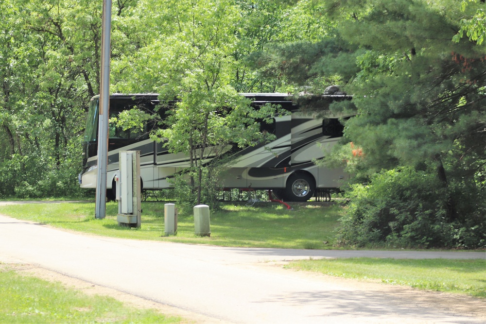 Pine View Campground at Fort McCoy's Pine View Recreation Area