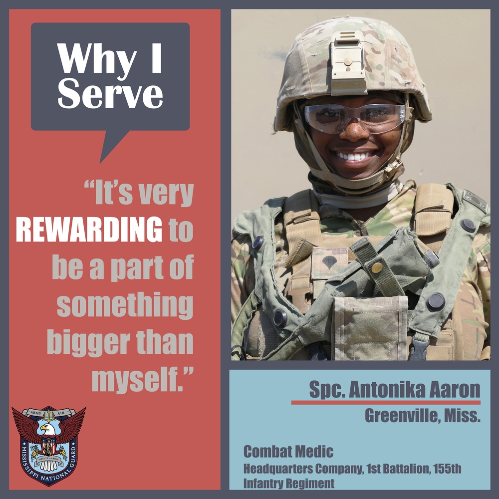 Why I Serve Spc. Antonika Aaron