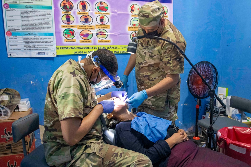 U.S. military provides dental care during RS-21