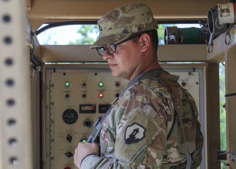 973rd Quartermaster Company Purifies Water For Soldiers Training At Fort McCoy