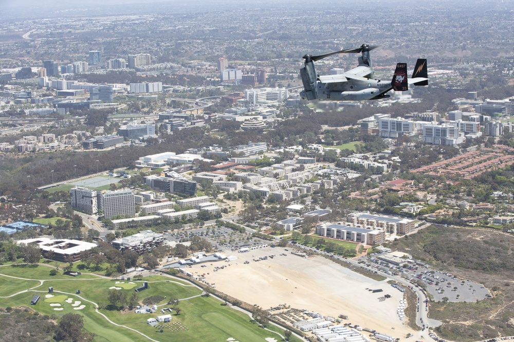 VMM-362 Flyover Torrey Pines