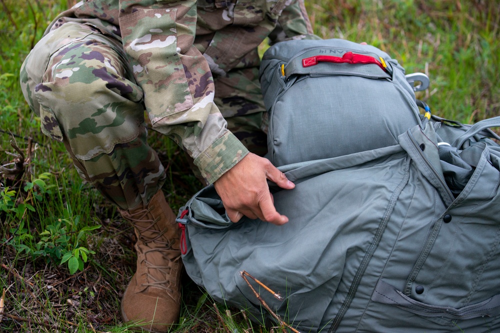Soliders and Airmen Conduct Airborne Operations