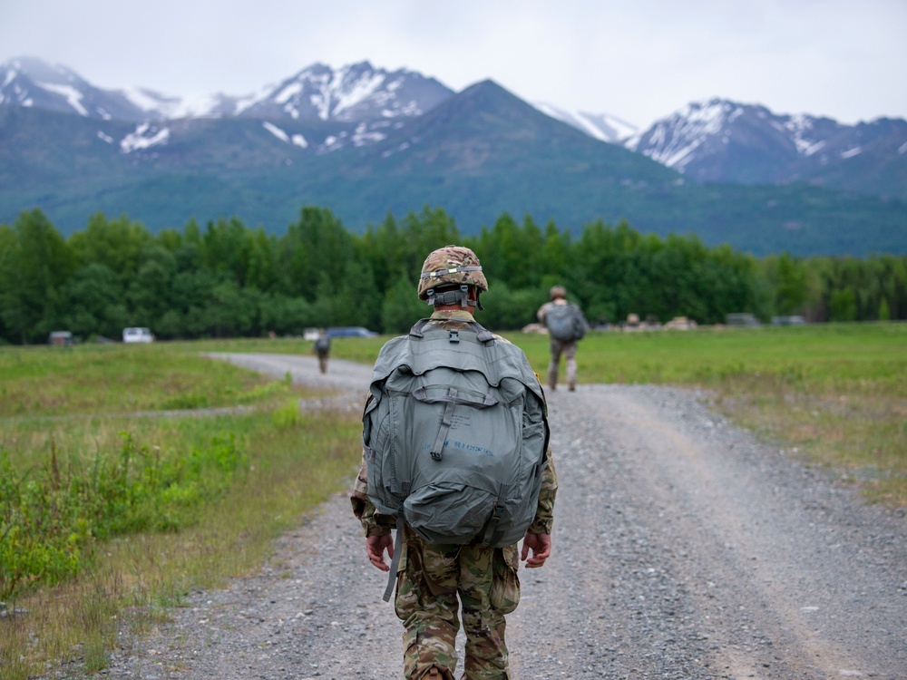 Soliders and Airmen Conduct Airborne Operations