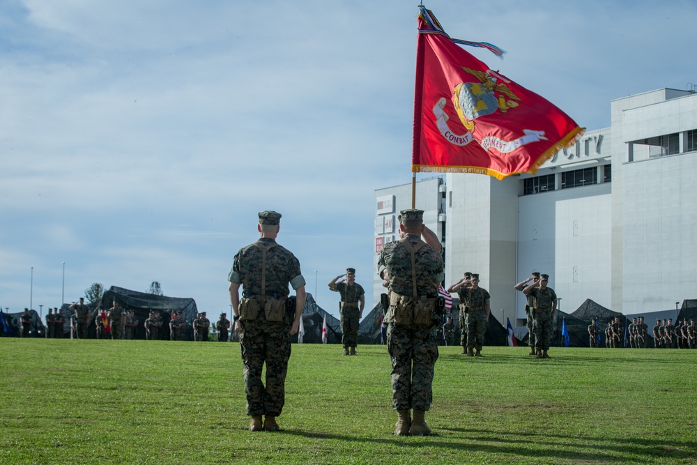 Welcome To The Team | CLR-37 conducts a change of command ceremony