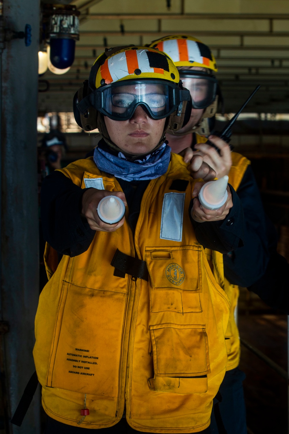 Japanese LCACs do training on USS Germantown